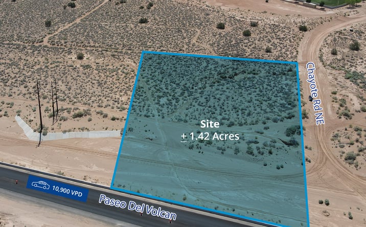 Pictures of Land property located at SEC Paseo Del Volcan & Chayote Rd, Rio Rancho, NM 87144 for sales - image #1