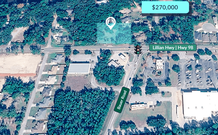 Pictures of Land property located at 12310 Lillian Hwy, Pensacola, FL 32506 for sales - image #1