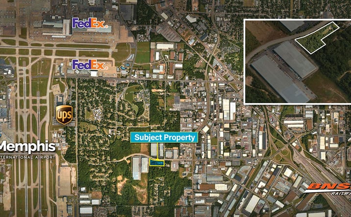 Pictures of Retail, Industrial, Land property located at Raines Rd & Prescott Rd, Memphis, TN 38118 for sales - image #1