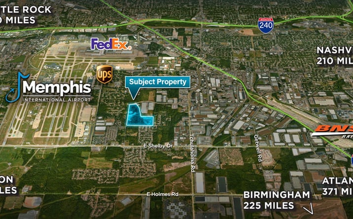 Pictures of Land property located at Raines Road & Tchulahoma Road, Memphis, TN 38118 for sales - image #1