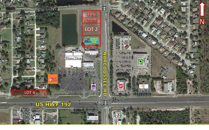 Pictures of Land property located at NW/Q&nbsp;Of&nbsp;US Highway 192&nbsp;&&nbsp;Narcoossee Road, St. Cloud, FL 34771 for sales - image #1