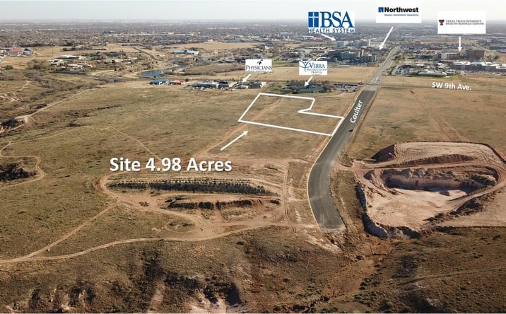 Pictures of Land property located at 9th & Coulter, Amarillo, TX 79106 for sales - image #1