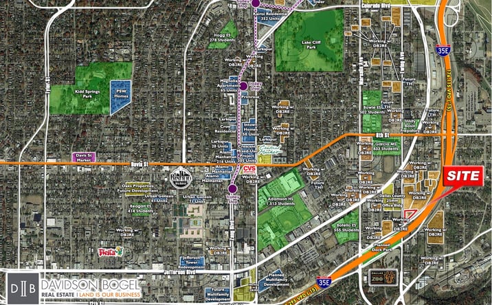 Pictures of Retail, Land property located at 533 S. RL Thornton Freeway, Dallas, TX 75203 for sales - image #1