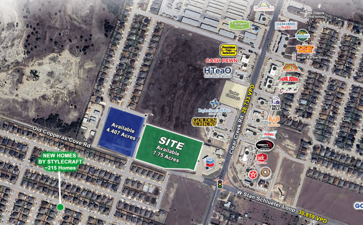 Pictures of Land property located at NWQ of S Clear Creek Rd & Stan Schlueter Loop, Killeen, TX 76549 for sales - image #1