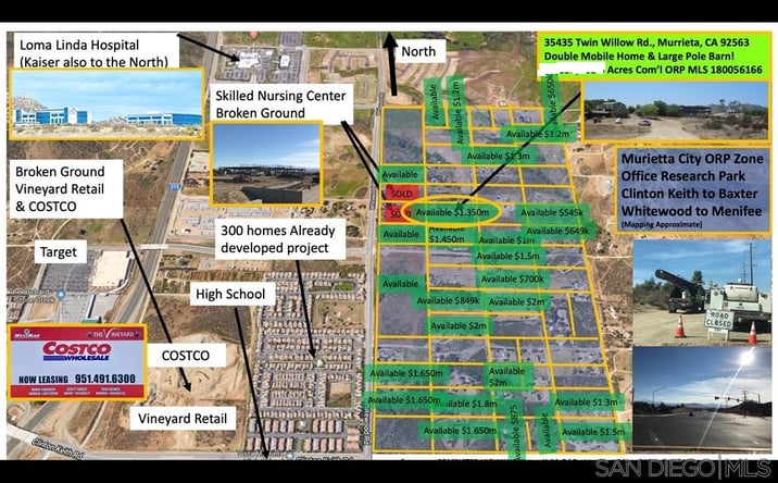 Pictures of Land property located at 35435 Twin Willow Rd, Murrieta, CA 92563 for sales - image #1