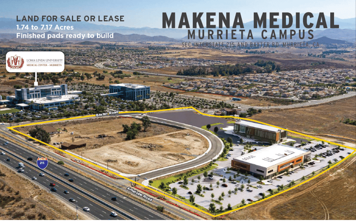 Pictures of Land property located at Sec Interstate 215 And Baxter Rd, Murrieta, CA 92563 for sales - image #1
