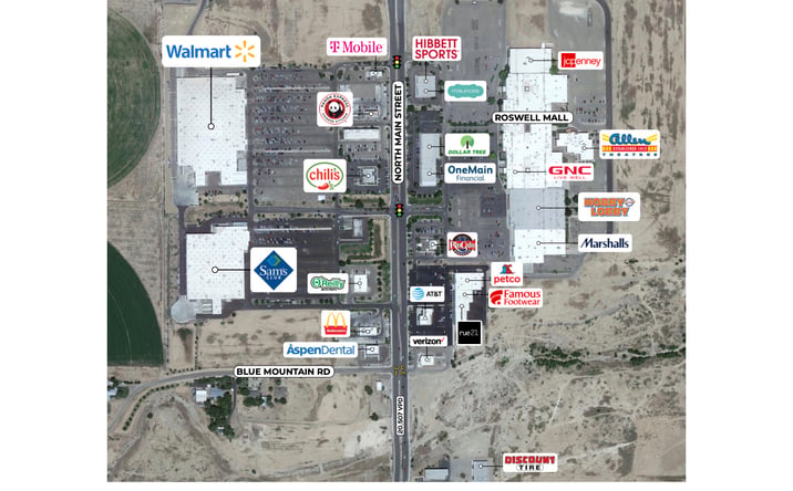 Pictures of Land property located at SEC Blue Mountain Rd and Main St, Roswell, NM 88201 for sales - image #1