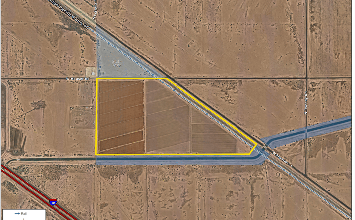Pictures of Land property located at SEC Curry Road & Houser Road, Eloy, AZ 85131 for sales - image #1