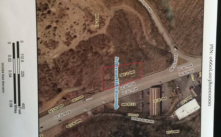Pictures of Land property located at Route 51 at Ellliot  Rd, Jefferson Hills, PA 15025 for sales - image #1