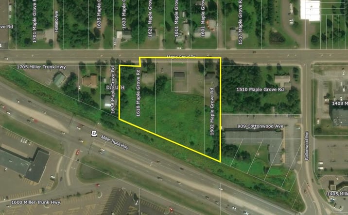 Pictures of Land property located at Highway 53 & Maple Grove Rd, Duluth, MN 55811 for sales - image #1