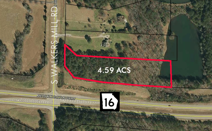 Pictures of Land property located at S Walkers Mill Rd & Hwy 16, Griffin, GA 30223 for sales - image #1