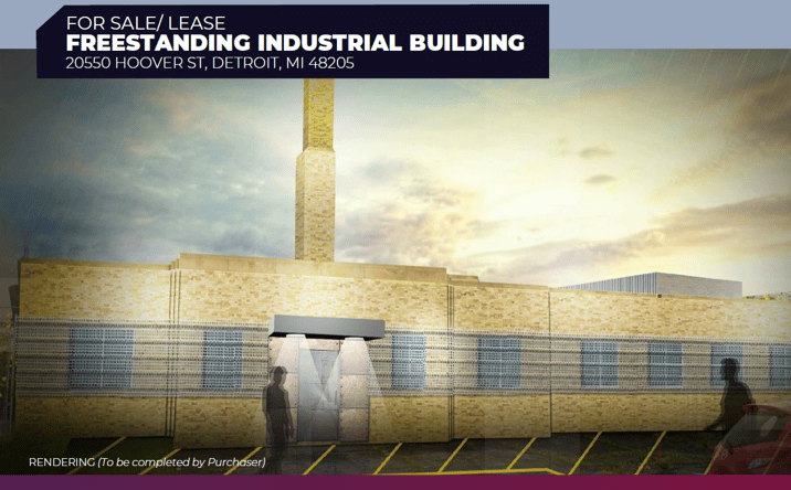 Pictures of Industrial property located at 20550 Hoover St, Detroit, MI 48205 for sales - image #1