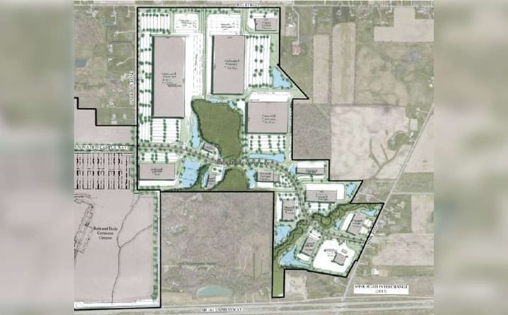 Pictures of Land property located at Sr 161 New Albany Expy, Luther, OH 73054 for sales - image #1