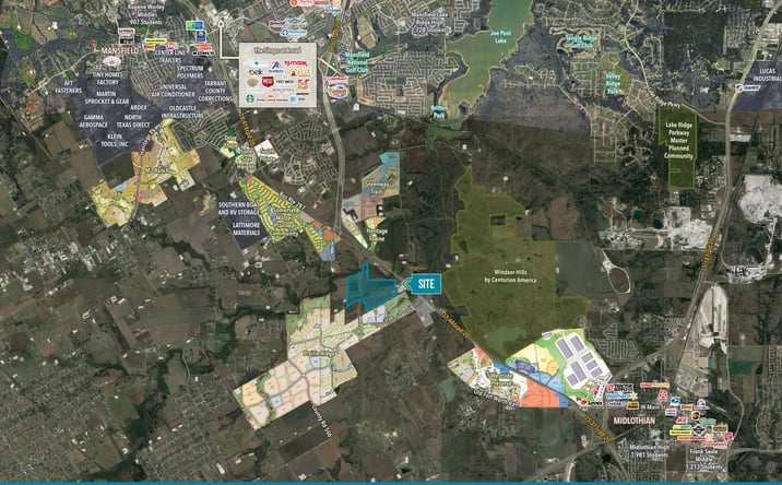 Pictures of Land property located at Lakeview Dr & Hwy 287, Grand Prairie, TX 76065 for sales - image #1