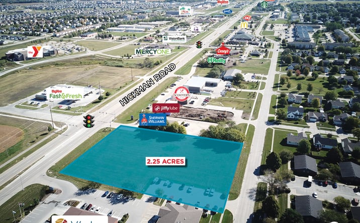 Pictures of Land property located at SW Corner of Hickman Road & 2nd Street, Waukee, IA 50263 for sales - image #1