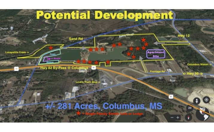 Pictures of Land property located at Sand & Tuscaloosa Rd, Columbus, MS 39702 for sales - image #1