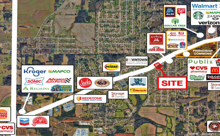 Pictures of Land property located at Winchester Rd. & Oletimers Rd, Moores Mill, AL 35811 for sales - image #1