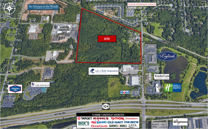 Pictures of Land property located at 799 Holt Rd, Webster, NY 14580 for sales - image #1