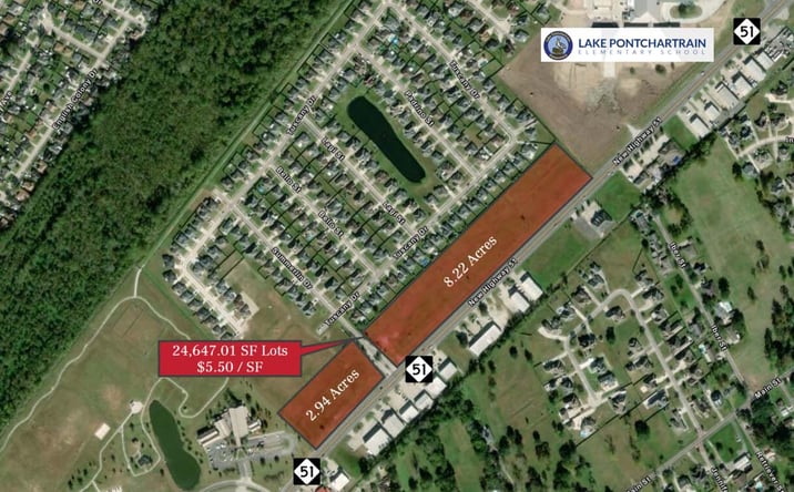 Pictures of Land property located at New Highway 51, Laplace, LA 70068 for sales - image #1