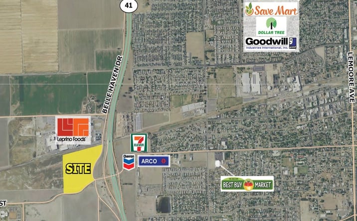 Pictures of Land property located at Bush St & Belle Haven Dr, Lemoore, CA 93245 for sales - image #1