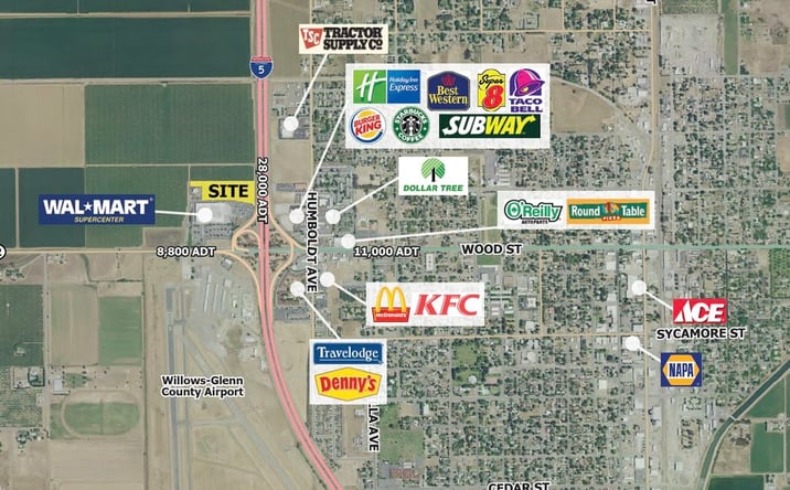 Pictures of Land property located at Highway 5 & Highway 162, Willows, CA 95988 for sales - image #1