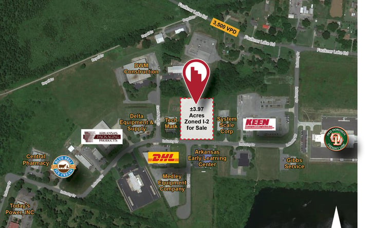 Pictures of Land property located at Industrial Dr, North Little Rock, AR 72117 for sales - image #1