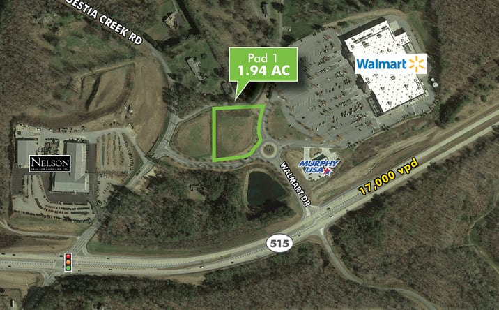 Pictures of Land property located at 2257 GA-515 (Pad 1), Blairsville, GA 30512 for sales - image #1