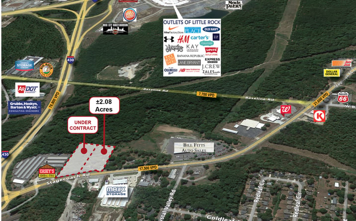 Pictures of Land property located at 8123 Stagecoach Rd, Little Rock, AR 72210 for sales - image #1