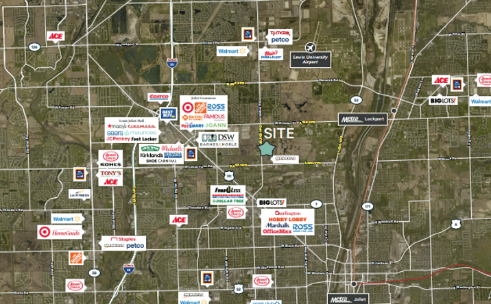 Pictures of Land property located at NEQ of Weber Road & Caton Farm Road, Crest Hill, IL 60403 for sales - image #1