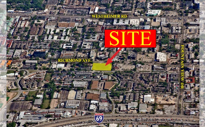 Pictures of Land property located at 6111 Richmond Ave., Houston, TX 77057 for sales - image #1