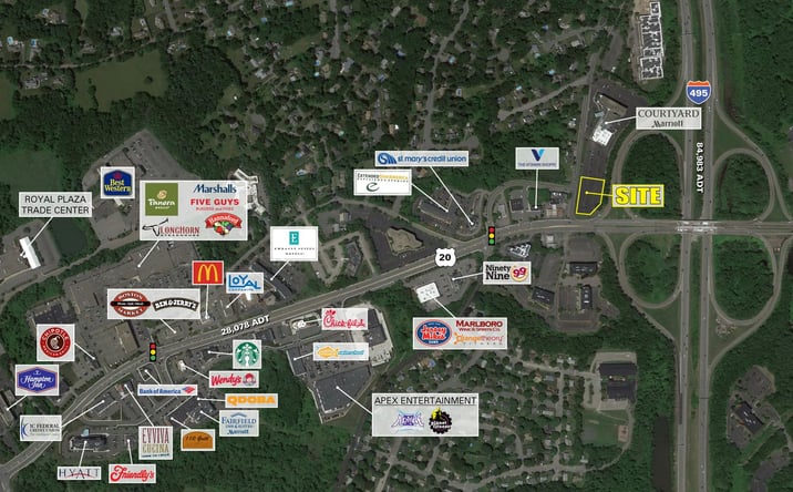 Pictures of Retail property located at Route 20 & Route 495, Marlborough, MA 01752 for sales - image #1