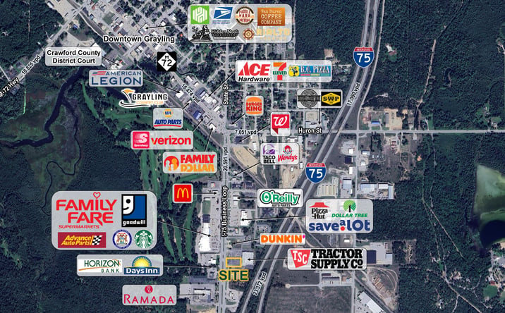 Pictures of Retail, Land property located at 2425 S. I-75 Business Loop, Grayling, MI 49738 for sales - image #1