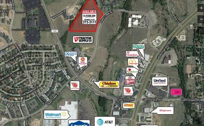 Pictures of Land property located at Plum Creek Dr, Amarillo, TX 79124 for sales - image #1