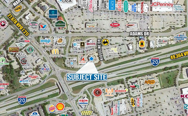 Pictures of Retail property located at 245 E Interstate 20, Weatherford, TX 76087 for sales - image #1