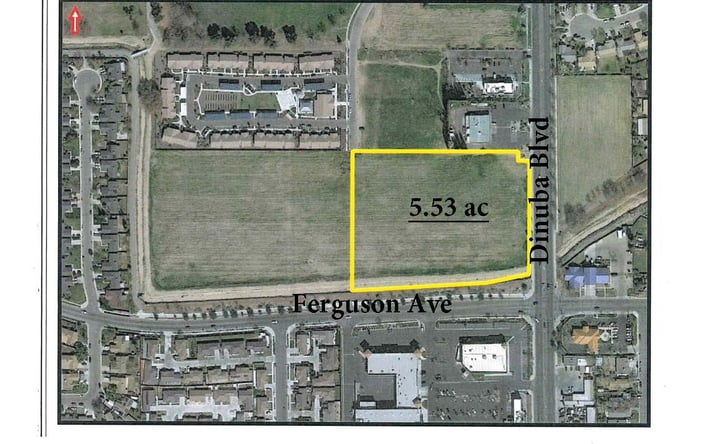 Pictures of Land property located at NWC Ferguson Ave and Dinuba Blvd., Visalia, CA 93291 for sales - image #1