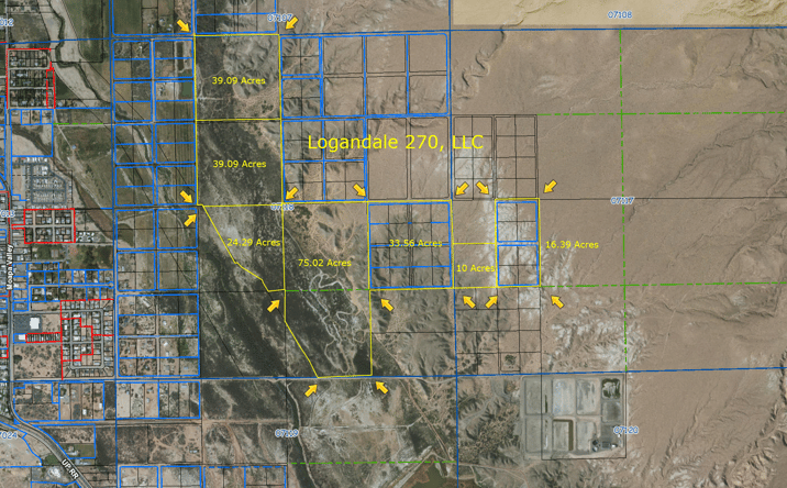 Pictures of Land property located at Cherry Street, Moapa Valley, NV 89040 for sales - image #1