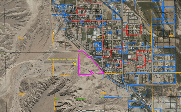 Pictures of Land property located at W Perkins Ave, Logandale, NV 89040 for sales - image #1