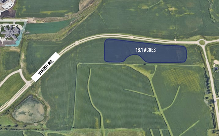 Pictures of Land property located at 18.1 Acres Viking Rd., Cedar Falls, IA 50613 for sales - image #1