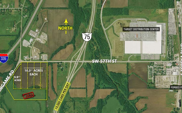 Pictures of Land property located at SW Burlingame Rd, Topeka, KS 66619 for sales - image #1