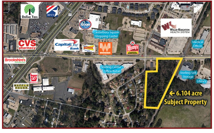 Pictures of Retail, Office, Land property located at 2500 W Bert Kouns Industrial Loop, Shreveport, LA 71109 for sales - image #1