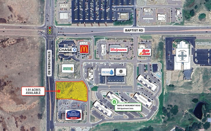 Pictures of Land property located at 885 W Baptist Road, Colorado Springs, CO 80132 for sales - image #1