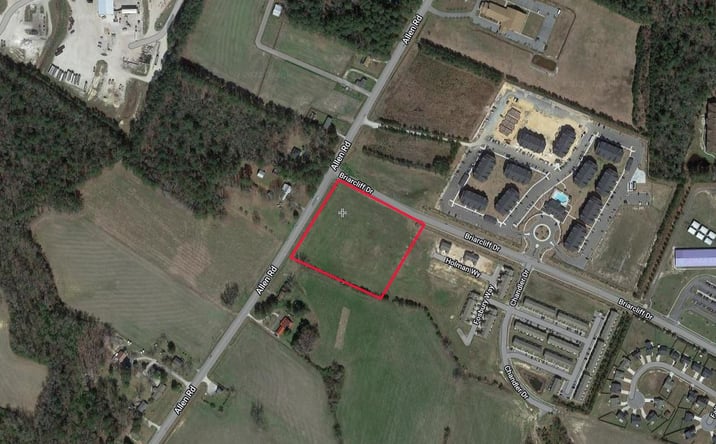 Pictures of Land property located at Allen Road And Briarcliff Drive, Greenville, NC 27834 for sales - image #1