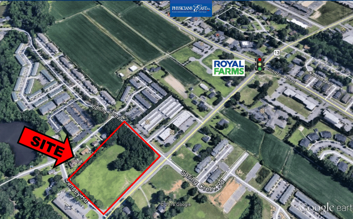 Pictures of Land property located at Corner of Dickinson Avenue and Spring Forest Road, Greenville, NC 27834 for sales - image #1