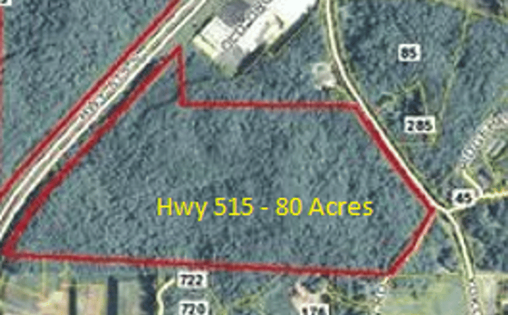 Pictures of Land property located at Hwy 515 & Yukon/ Maddox Intersection, East Ellijay, GA 30539 for sales - image #1