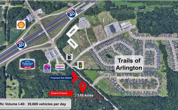 Pictures of Land property located at Airline Road, Arlington, TN 38002 for sales - image #1
