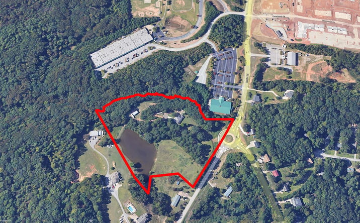 Pictures of Land property located at 4316 J M Turk Rd, Flowery Branch, GA 30542 for sales - image #1