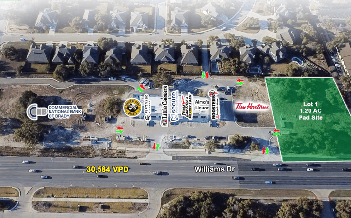 Pictures of Land, Retail property located at 3900 Williams Dr, Georgetown, TX 78628 for sales - image #1