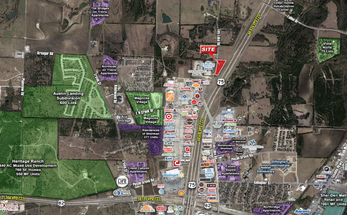 Pictures of Land property located at 3791 N Loy Lake Rd, Sherman, TX 75092 for sales - image #1