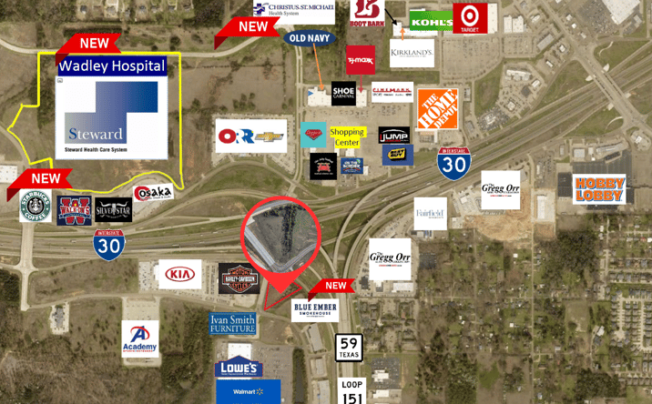 Pictures of Land property located at 702 Walton Dr, Texarkana, TX 75501 for sales - image #1