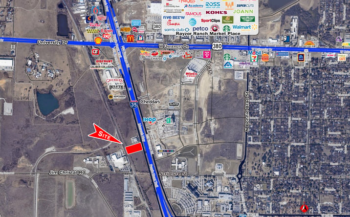 Pictures of Land property located at 3251 N Interstate 35, Denton, TX 76207 for sales - image #1